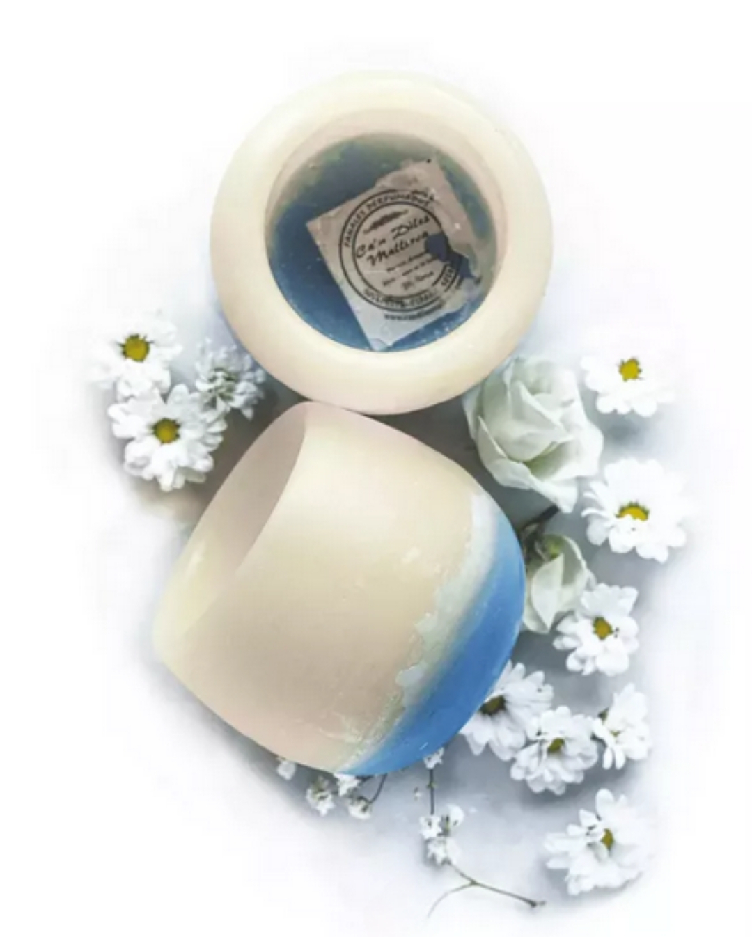 candiles_duftwachs_linen_1.jpg Vela aromática artesanal sin llama – Lino Blanco limpio y puro | Candiles Mallorca - Imagen 1