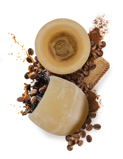 Vela aromática artesanal sin llama – Cappuccino