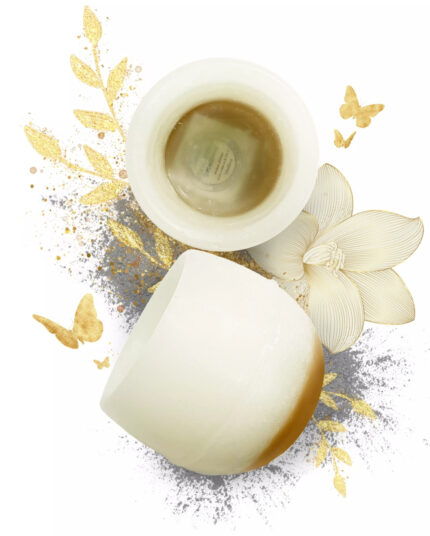 Vela aromática artesanal sin llama – Gold